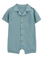 Pajacyki dla niemowląt - carter's Rampers w kolorze niebieskim - miniaturka - grafika 1