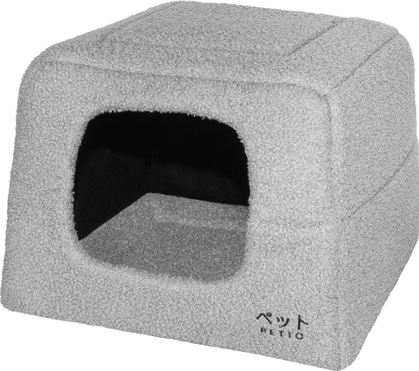 PETTO Domek legowisko 2w1 Uchi Cozy Szare