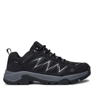 Buty trekkingowe męskie - Trekkingi ALPINE PRO Nige UBTD405990PL Czarny - miniaturka - grafika 1