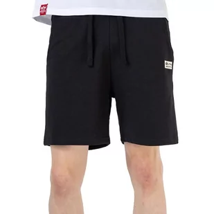 Spodenki Alpha Industries Organics Jogger Short 106365649 - czarne - Spodnie sportowe męskie - miniaturka - grafika 1