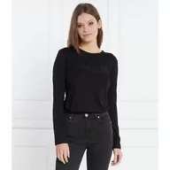 Bluzki damskie - Armani Exchange Bluzka | Regular Fit - miniaturka - grafika 1