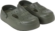 Klapki i japonki męskie - Tommy Hilfiger Męskie klapki TJM Freedom Mule z ciepłą podszewką, Cynowa zieleń, 44 EU - miniaturka - grafika 1