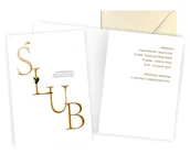 Kartki okolicznościowe i zaproszenia - Kukartka, Karnet DKP-071 Ślub - miniaturka - grafika 1