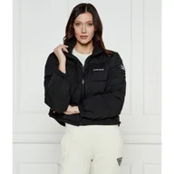 Kurtki damskie - Guess Jeans Kurtka Cropped Fit - miniaturka - grafika 1