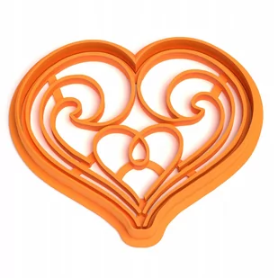 Foremka Szarfa Serce Walentynki Miłość Wykrawacz - Formy do ciast Foremka Szarfa Serce Walentynki Miłość Wykrawacz - Formy do ciast - miniaturka - grafika 1