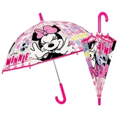 Parasole - Głęboka bezpieczna parasolka dziecięca PERLETTI przezroczysta MYSZKA MINNIE - miniaturka - grafika 1