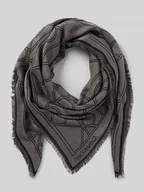 Apaszki i szaliki damskie - Szal z nadrukiem z logo - miniaturka - grafika 1