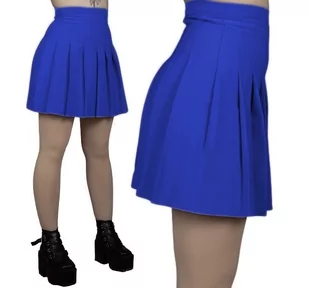 Spódniczka plisowana niebieska mundurek cosplay - Spódnice - miniaturka - grafika 1