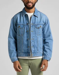 Lee Relaxed Rider Jacket Lt Męska Kurtka Jeansowa Worn Bolton L86Yomvw-M - Kurtki męskie - miniaturka - grafika 1