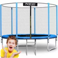 Trampoliny - Neo-sport Trampolina ogrodowa 6ft/183cm z siatką zewnętrzną i drabinką - miniaturka - grafika 1