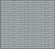 Pasmanteria - Litery samoprzylepne matowe, szare, 5 mm - miniaturka - grafika 1