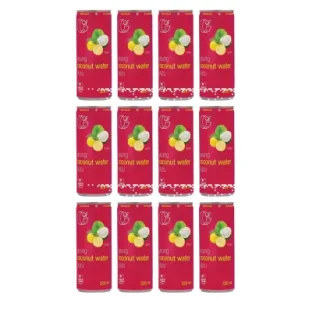 Quality Food Woda kokosowa z puree z yuzu Zestaw 12 x 320 ml - Soki i napoje niegazowane - miniaturka - grafika 1