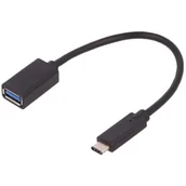Kable komputerowe i do monitorów - Kabel Usb 3.1 typ C męski Usb 3.0 A żeński 0.2m - miniaturka - grafika 1