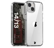 Etui i futerały do telefonów - Bizon Etui Case Halo do iPhone 14 / 13, przezroczyste - miniaturka - grafika 1