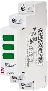 Wskaźnik obecności napięcia - lampka (3 x zielona LED) SON H-3G - Inne akcesoria elektryczne - miniaturka - grafika 1