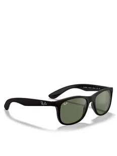 Ray-Ban Okulary przeciwsłoneczne dziecięce 0RJ9062S 701371 Czarny - Okulary dla dzieci - miniaturka - grafika 1