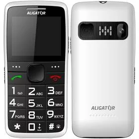 Aligator A675 Senior (A675WT) biały - Telefony komórkowe - miniaturka - grafika 1