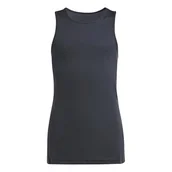 Koszulki i topy damskie - adidas Dziewczynki GIRLS CLUB TANK TOP, Black, 5-6 Years - miniaturka - grafika 1