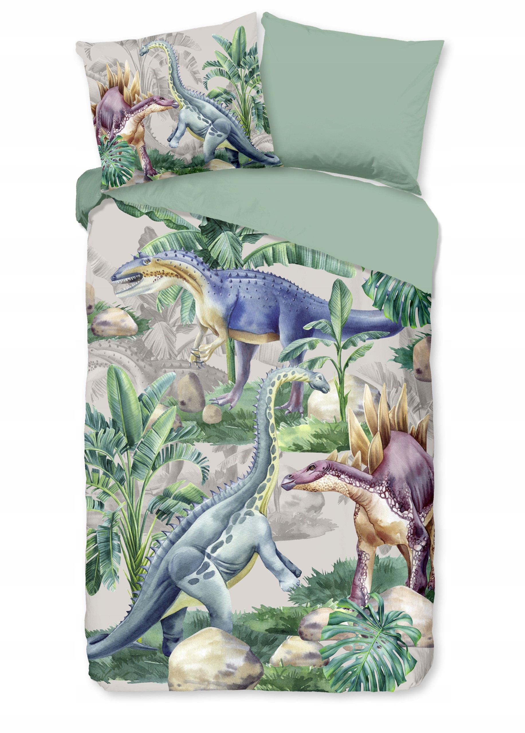 Pościel dziecięca z dinozaurami Dino dinusie dinozaury T-Rex 135x200