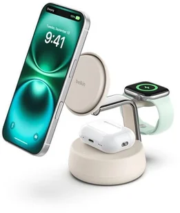 Belkin UltraCharge Pro 25W Qi2 mag.3-in-1 Ladest.ws. WIZ040kqSD - Zasilacze do laptopów - miniaturka - grafika 1