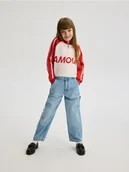 Swetry dla dziewczynek - Reserved - Sweter z zamkiem - wielobarwny - miniaturka - grafika 1