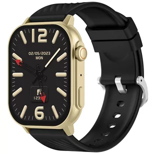 Gravity GT15-6 GD/GD/BK Czarny - Smartwatch - miniaturka - grafika 1