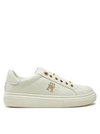 Buty dla dziewczynek - Tommy Hilfiger Sneakersy Low Cut Sneaker T3A9-33744-1355 S Biały - miniaturka - grafika 1