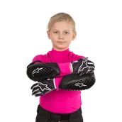 Akcesoria motocyklowe - Ochraniacze Łokci Alpinestars Bionic Plus Dziecięce Czarne S/M - miniaturka - grafika 1