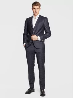 Garnitury - Boss Garnitur 50484730 Niebieski Slim Fit - grafika 1