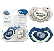 Smoczki uspokajające - CANPOL BABIES SMOCZEK SILIKONOWY SLEEPY KOALA 6-18m 2 szt BOY - miniaturka - grafika 1