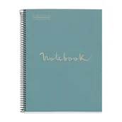 Notesy i bloczki - MAUL A609634 notatnik A4 80 ark. Niebieski - miniaturka - grafika 1