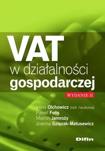 Difin  VAT w działalności gospodarczej - Prawo - miniaturka - grafika 1