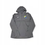 Bluzy damskie - Wciągana szara bluza damska kaptur UNDER ARMOUR S - miniaturka - grafika 1