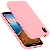 Etui i futerały do telefonów - Pokrowiec Do Xiaomi RedMi 7A Etui w LIQUID RÓŻOWY TPU Silikon Case Cover Obudowa Ochronny Cadorabo - miniaturka - grafika 1