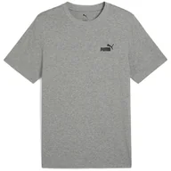 Koszulki sportowe męskie - Koszulka męska Puma ESS Small No. 1 Logo Tee Rozmiar: L / Kolor: szary - miniaturka - grafika 1