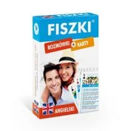 Książki do nauki języka angielskiego - Cztery Głowy Fiszki Rozmówki angielskie + karty do gry - KINGA PERCZYŃSKA - miniaturka - grafika 1