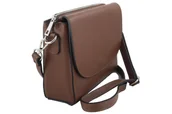 Torebki damskie - Torebka listonoszka damska - Brązowa - miniaturka - grafika 1