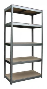 Metalkas regał metalowy R175 180x90x40cm, nacisk na półkę 175 kg, 5 półek, kolor - Szafy i regały magazynowe - miniaturka - grafika 1