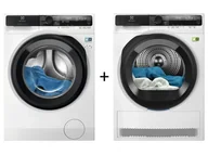 Zestawy AGD - ELECTROLUX EW7F5482CP SteamCare 8 kg 1400 obr + EW7D585UCP z pompą ciepła 700 DelicateCare AbsoluteCare 8 kg - miniaturka - grafika 1