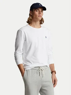 Polo Ralph Lauren Longsleeve Classics 710671468004 Biały Custom Slim Fit - Koszulki męskie - miniaturka - grafika 1