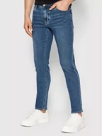 Spodnie męskie - Armani Exchange Jeansy 8NZJ14 Z3SAZ 1500 Granatowy Skinny Fit - miniaturka - grafika 1