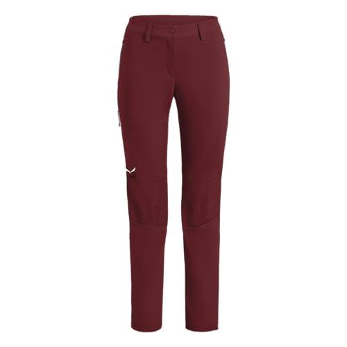 SALEWA Spodnie damskie, Czerwony Syrah, XXL
