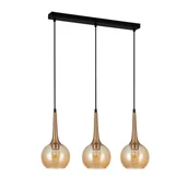 Lampy sufitowe - Lampa wisząca Favera PND-42361-3-BRO-AMB - Italux - miniaturka - grafika 1