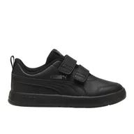 Buty dla dziewczynek - Buty Puma Courtflex V3 V Ps Jr 397642 01 czarne - miniaturka - grafika 1
