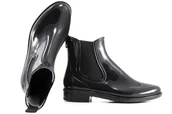Kalosze damskie - Lemigo 934 Totie Kalosze Damskie Gumowce Sztyblety Czarne 40 Czarny - miniaturka - grafika 1