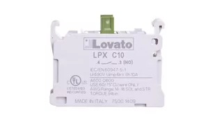 Lovato electric Sp. z o.o. Styk pomocniczy 1Z montaż od góry LPXC10 - Inne akcesoria elektryczne - miniaturka - grafika 1