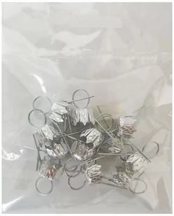 Zawieszki do Bombek Srebrne op. 12szt. Zw-4423, Aliga - Bombki - miniaturka - grafika 1