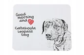 Podkładki pod mysz - Catahoula Leopard Dog Podkładka Pod Mysz Z Psem Art-Dog - miniaturka - grafika 1