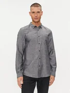 Koszule męskie - Calvin Klein Koszula K10K108664 Szary Regular Fit - miniaturka - grafika 1