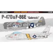 Academy P-47 & F-86E &aposGa berski&apos GXP-530019 - Modele do sklejania - miniaturka - grafika 1
